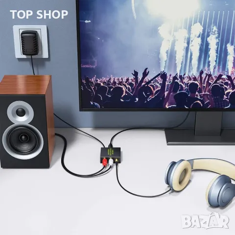 Аудио конвертор ​linkfor DAC ULK002, снимка 5 - Ресийвъри, усилватели, смесителни пултове - 48648165