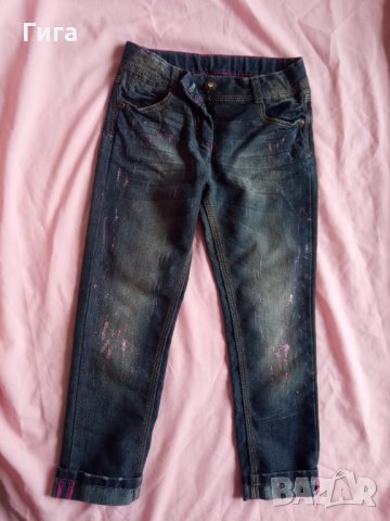 Летни дънки с брокат, снимка 1