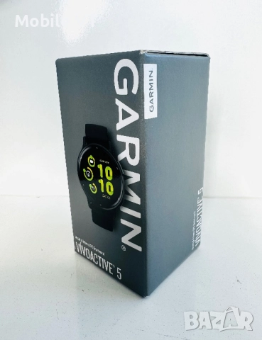 НОВ! Garmin Vivoactive 5 Black ГАРАНЦИЯ!, снимка 2 - Смарт гривни - 52454412
