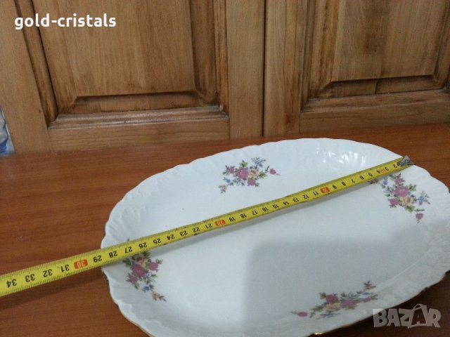 Полски порцелан плато елипса поднос, снимка 2 - Антикварни и старинни предмети - 35078267