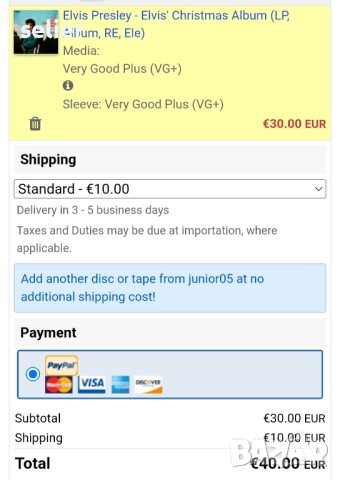 Elvis Presley – Elvis' Christmas Album Издание 🇩🇪 GERMANY 1970г Състояние на винила:VG+ Състояние , снимка 5 - Грамофонни плочи - 52655939