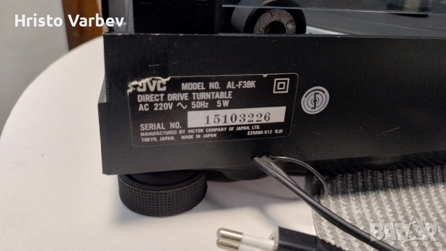 JVC AL-F3, снимка 3 - Грамофони - 53539720