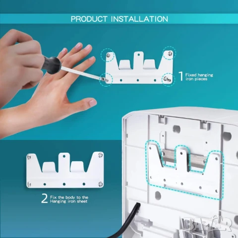 Сешоар за ръце, Modunful 1200W, снимка 4 - Други - 50934664