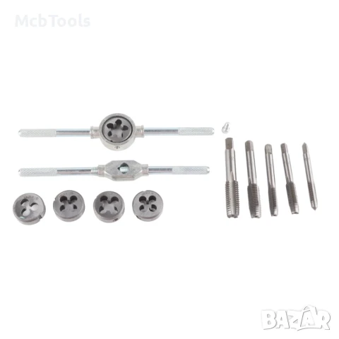 Комплект метчици и плашки 12 части, снимка 5 - Други инструменти - 50889277