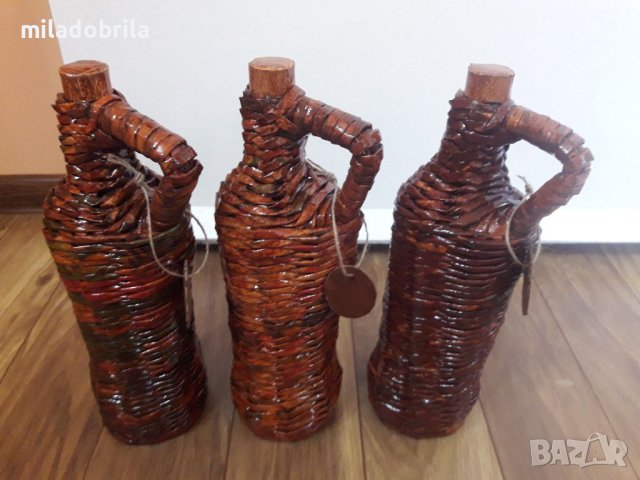 Ръчно изработени бутилки, снимка 4 - Декорация за дома - 36792983