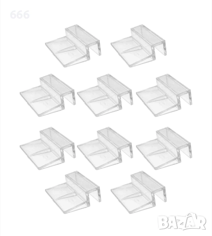 Скоби за капаци на аквариум, Акрил, 10 mm, Прозрачни, снимка 5 - Други инструменти - 52168390