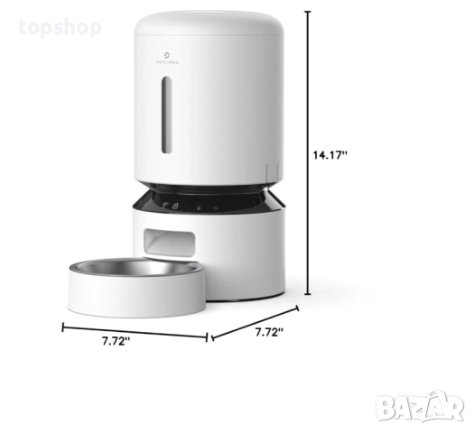 Нова PETLIBRO Автоматична хранилка за котки и кучета 5 литра с 5G WiFi с времеви режим и сензор ..., снимка 9 - За кучета - 51637915