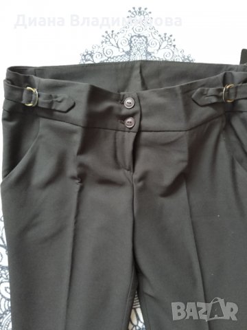 Нов дамски тъмнокафяв панталон, снимка 6 - Панталони - 32432329