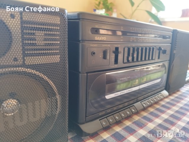 Sanyo радиокасетофон , снимка 3 - Аудиосистеми - 43092507