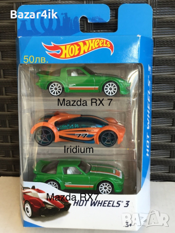 Hot Wheels 6бр. 3-ки неотваряни, снимка 6 - Колекции - 44927332
