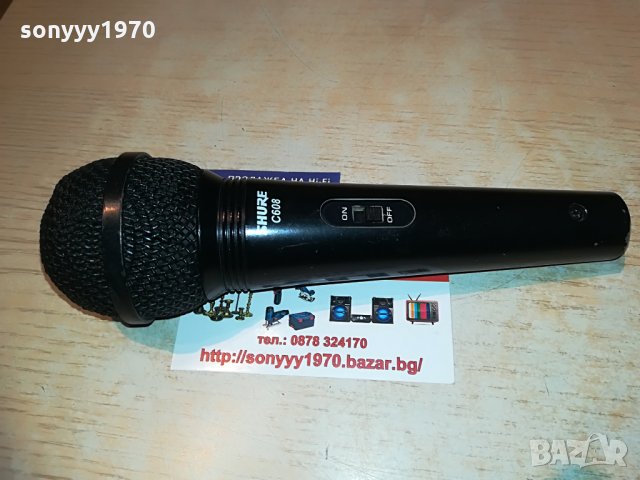 SHURE C608 PROFI MIC, снимка 2 - Микрофони - 28603282