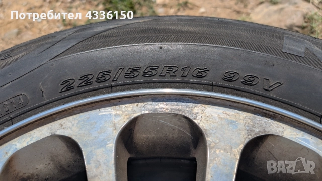 Джанти за Мерцедес 16 цола 225/55/16 W211 W210 W202 W201 W124 , снимка 5 - Гуми и джанти - 51446672