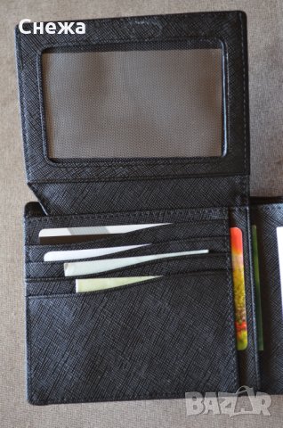 The Bridge Wayfarer хоризонтален портфейл от сафиано кожа до 14 карти, снимка 11 - Портфейли, портмонета - 32578840