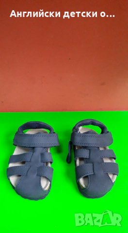 Английски детски сандали естествена кожа-ортопедични-M&S, снимка 3 - Детски сандали и чехли - 28557654