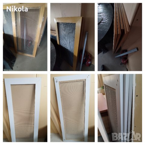 Преградни пана , паравани с рамка и метална мрежа 65/155 и 77/151см/, снимка 1