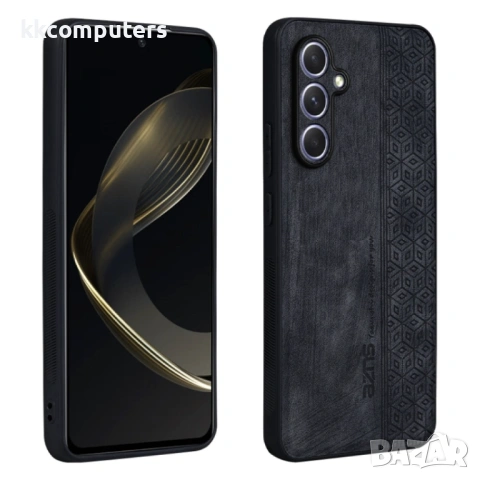 Samsung Galaxy A55 5G ЕAZNS Удароустойчив Кожен Калъф и Протектор