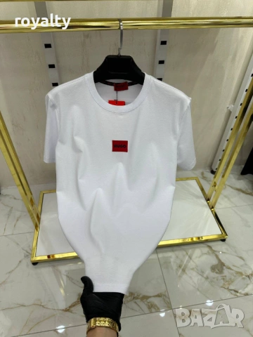 Hugo Boss Мъжка Тениска Два Цвята Хюго Бос Нови Реални Снимки , снимка 3 - Тениски - 53302055