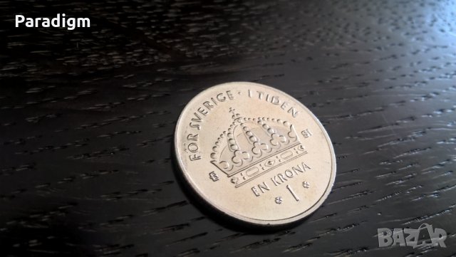 Mонета - Швеция - 1 крона | 2007г.