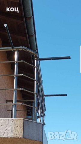 Алуминиев простор за алуминиев парапед цвят сиво.prostor. sivo.paraped