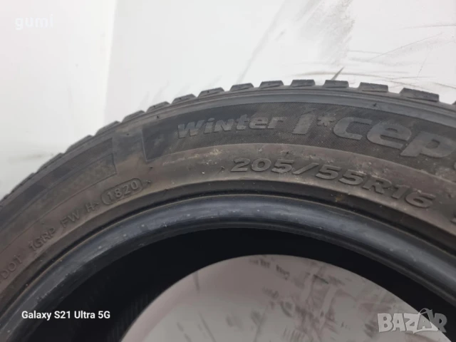 2бр зимни гуми 205/55/16 HANKOOK L03465, снимка 3 - Гуми и джанти - 51013584