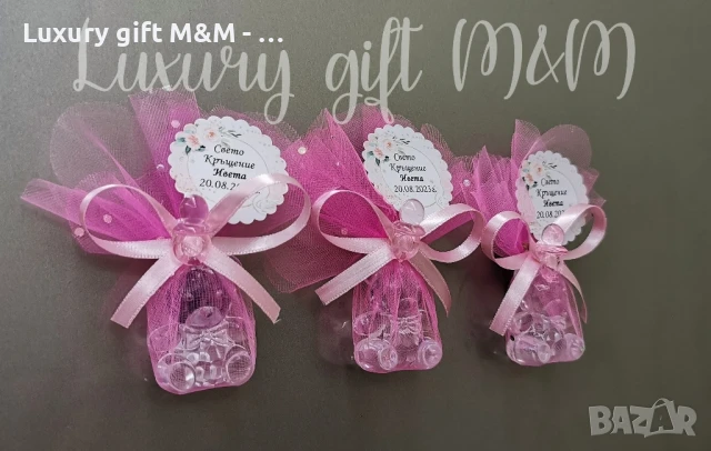 Подаръци за гости, акрилно мече - магнит, снимка 2 - Подаръци за кръщене - 36080941