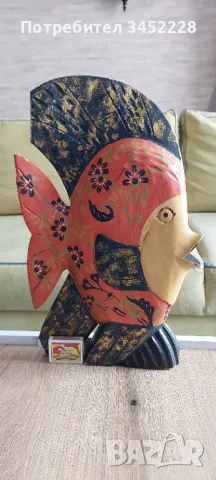 дърворезба височина 41см , снимка 7 - Декорация за дома - 48639812