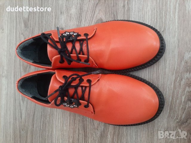 Дамски обувки с котенца оранжеви ежедневни, снимка 2 - Дамски ежедневни обувки - 38416782