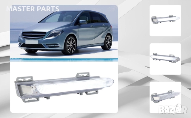 Дневни LED Светлини CANBUS за Mercedes W246 W242 B-Class  W176 A class, снимка 5 - Части - 51952918