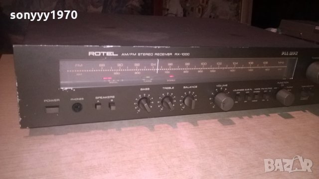 ROTEL RX-1000 STEREO REVEIVER-MADE IN JAPAN, снимка 7 - Ресийвъри, усилватели, смесителни пултове - 27330888