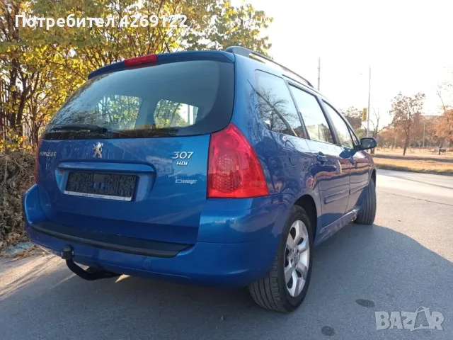 Peugeot 307,1.6hdi,2005 комби, снимка 6 - Автомобили и джипове - 47853497