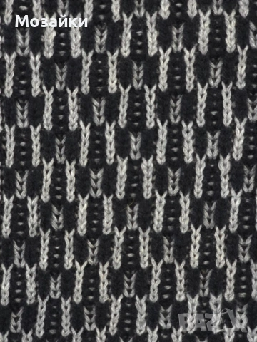 Мъжки пуловер BOSS Kerwino вълна и памук Black & White | MSRP €220 | Размер XL, снимка 8 - Пуловери - 53595829