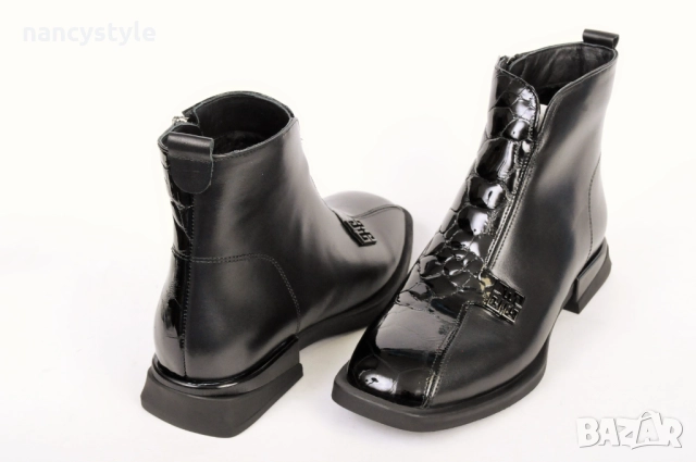 NEW! Елегантни дамски боти Кроко/Кожа, снимка 3 - Дамски боти - 52289194