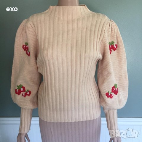 Красив пуловер, Елегантен пуловер, Ефектна блуза, снимка 2 - Блузи с дълъг ръкав и пуловери - 43231636