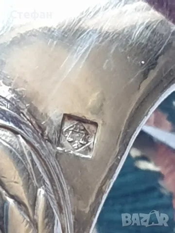 Посребрена щипка за лед Christofle, снимка 6 - Антикварни и старинни предмети - 49470794