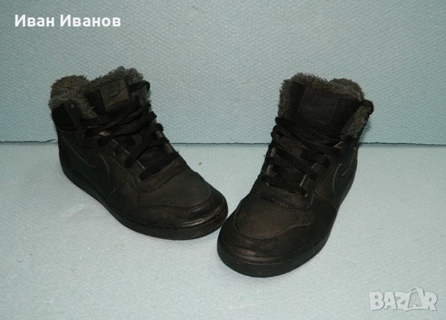 зимни кецове  Nike COURT BOROUGH MID WINTER  номер 37,5-38, снимка 8 - Кецове - 36762254