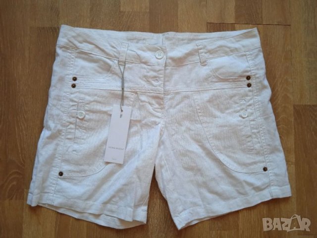 Бели къси панталони, снимка 2 - Къси панталони и бермуди - 32937219