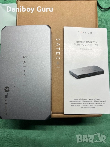 Докинг станция Satechi Thunderbolt 4 Slim Hub Pro за MackBook  , снимка 7 - Други - 52679279