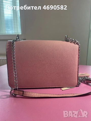 Розова чанта от еко кожа, снимка 2 - Чанти - 53046285
