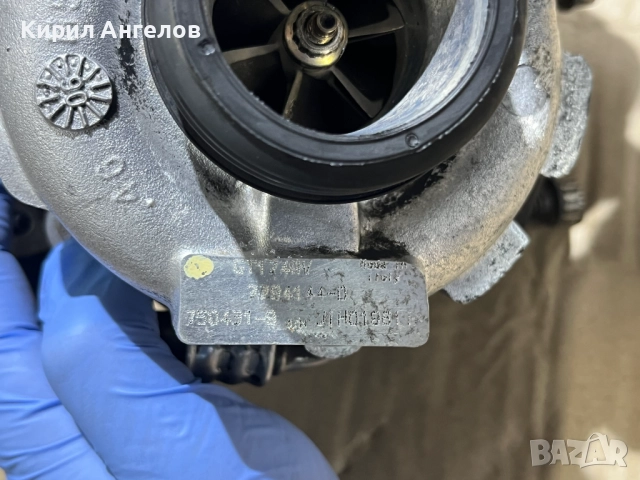 Турбо за BMW E46 320D 150 к.с. Евро 3 (за ремонт), снимка 4 - Части - 52509223