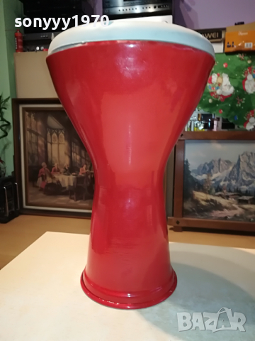 ЧЕРВЕНА ГОЛЯМА ТАРАМБУКА-ВНОС СИРИЯ 1904221300, снимка 5 - Ударни инструменти - 36506577