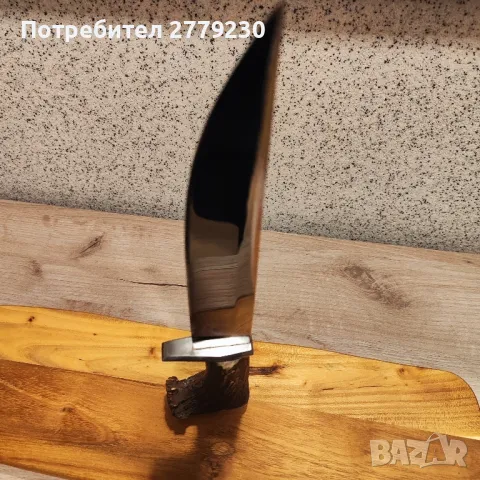 Ловен масивен нож Нов, част колекция , снимка 2 - Ножове - 49863995