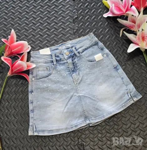 пола панталон деним , снимка 5 - Къси панталони и бермуди - 50401332