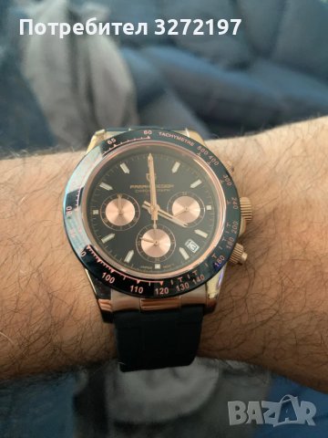 Кварцов часовник PAGANI DESIGN,сапфир,Seiko VK63 механизъм,авт.дата,хронограф,водоустойчив 100 м., снимка 9 - Мъжки - 43676685