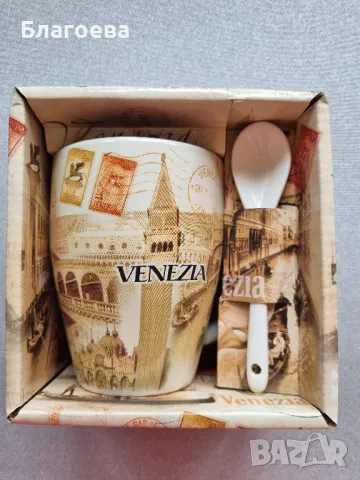 чаша за кафе, чай с лъжичка, снимка 5 - Чаши - 48063883