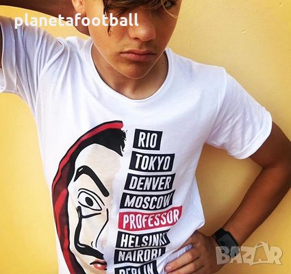 НОВО дамска тениска Money Heist!Дамски тениски Хартиената къща!Тениски La Casa de Papel!, снимка 4 - Тениски - 32822876