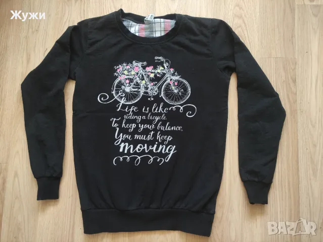 ДАМСКИ БЛУЗИ , различни модели,размер M, снимка 9 - Блузи с дълъг ръкав и пуловери - 49854552