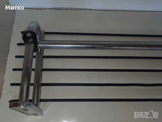 Ретро метална тръбна закачалка за стена или портманто, снимка 12 - Закачалки - 51651932