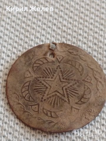 Стар КОРАБЕН ЖЕТОН над стогодишен рядък бронз мед за КОЛЕКЦИОНЕРИ 42499, снимка 2 - Нумизматика и бонистика - 43906765