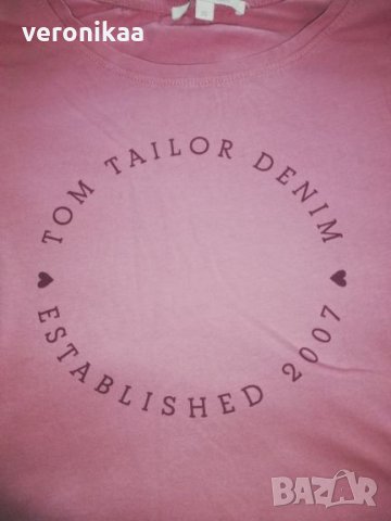 Оригинална тениска Tom Tailor, снимка 2 - Тениски - 26573344