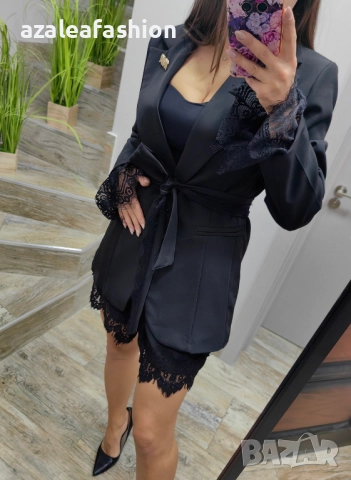 Дамски сет - сако панталонки и бюстие, снимка 7 - Комплекти - 52670854